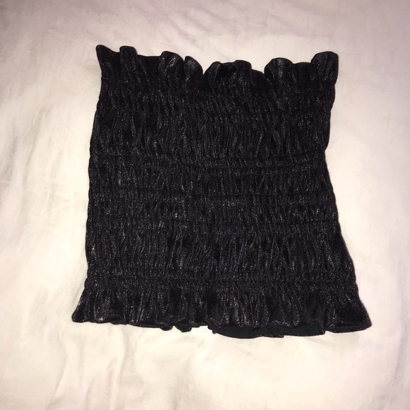 FINAL PRICE. RUNS SMALL. AREA NYC Ruched Tube Top - Picture 4 of 7